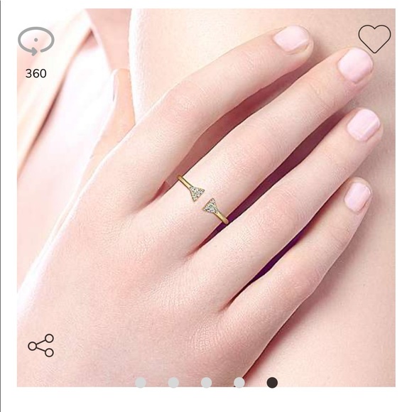 HP🎉Gabriel & Co 14k Gold & diamond ring - Picture 7 of 14